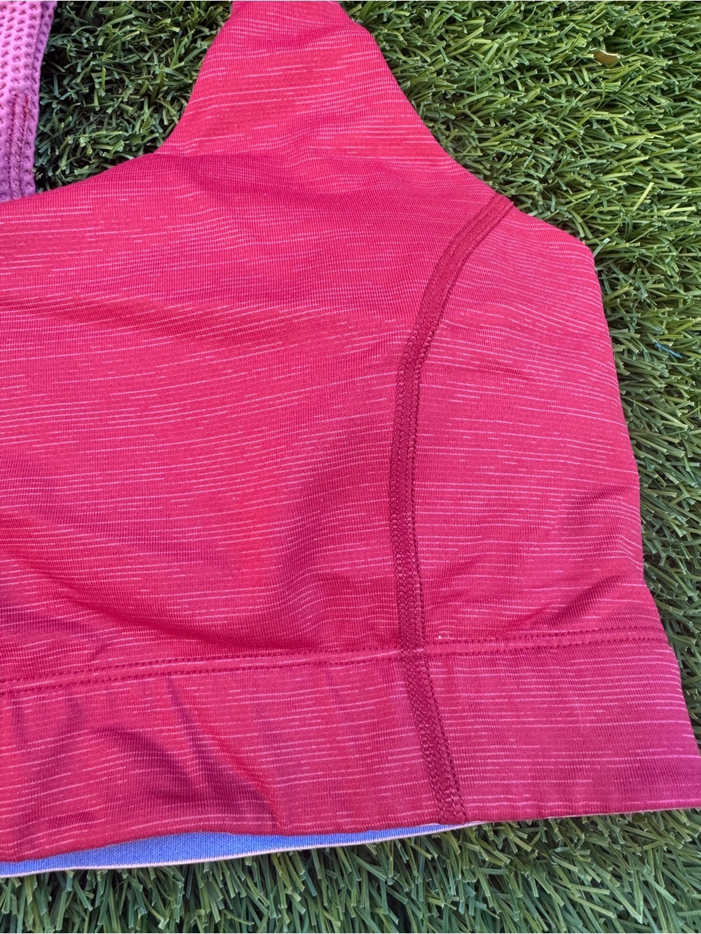 Outdoor Voices Pink Racerback Sports Bra - Picture 2 of 7
